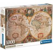 Clementoni puzzle 1000 el Compact Mappa Antica