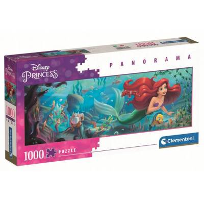 Clementoni puzzle 1000 el Panorama Disney mała syrenka 