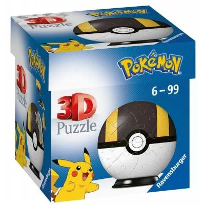 Ravensburger puzzle 3D Kula 54 el Pokemon czarna
