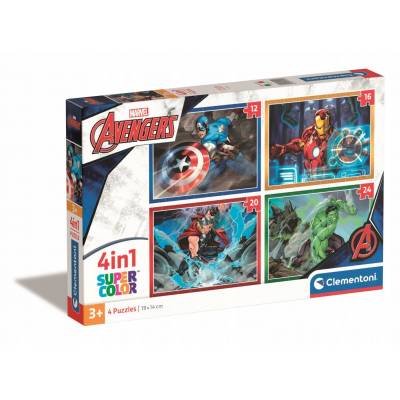 Clementoni puzzle 4w1 Marvel Avengers