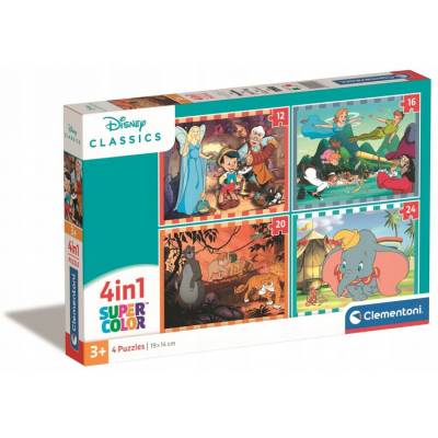 Clementoni puzzle 4w1 Disney Classic
