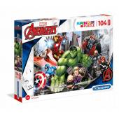 Clementoni puzzle 104 el maxi Super Kolor Avengers