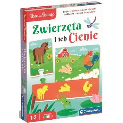 Clementoni Uczę się bawić! Zwierzęta i ich cienie