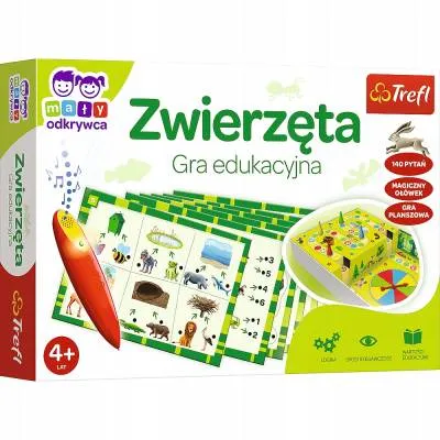 Trefl Gra Zwierzęta Magiczny ołówek