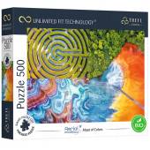 Trefl puzzle 500 el Maze of Colors