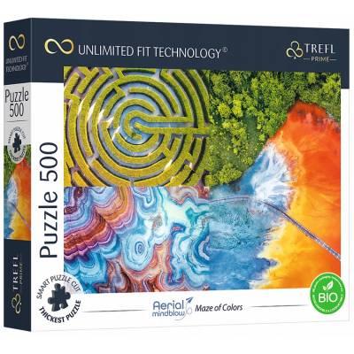 Trefl puzzle 500 el Maze of Colors