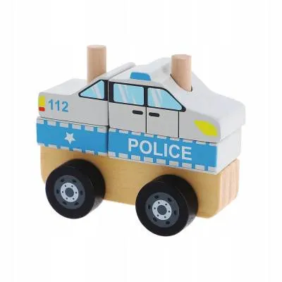 TREFL Zabawka drewniana Policja