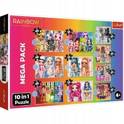 Trefl Puzzle Rainbow High Kolekcja modnych laleczek