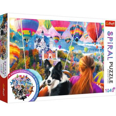 Trefl puzzle 1040 el Spiral Festiwal balonów