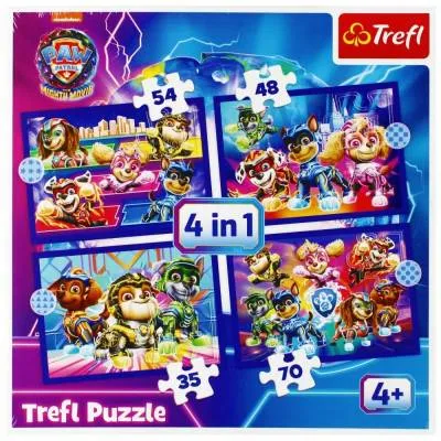 Trefl Puzzle 4w1 Bohaterowie na ratunek