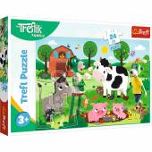 Trefl Puzzle 24 maxi Trefliki na wsi