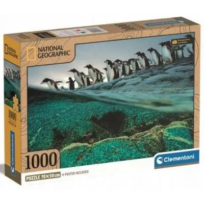 Clementoni Puzzle 1000 el National Geo Pingwiny