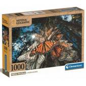 Clementoni Puzzle 1000 el National Geo Motyle