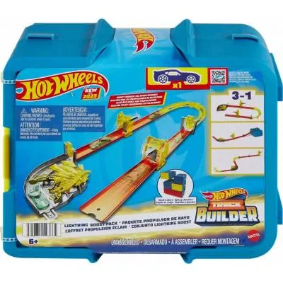 Hot Wheels Box Track Builder Błyskawica HNN38