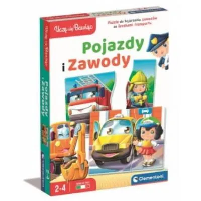 Clementoni Uczę się bawić! Pojazdy i zawody 