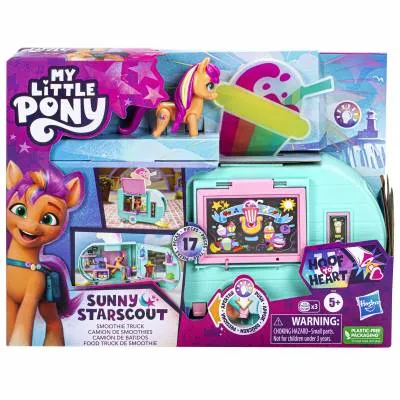 Hasbro figurka my little pony Sunny i ciężarówka ze Smoothie