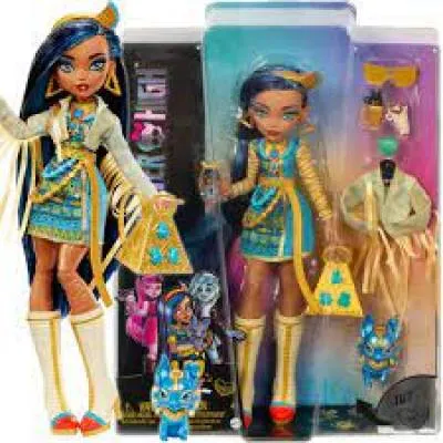 Monster High Cleo De Nile Lalka Modowa Zestaw HHK54