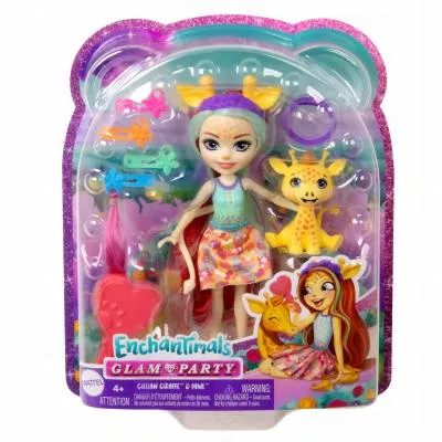 Mattel Enchantimals Żyrafa Lalka Deluxe HNV29