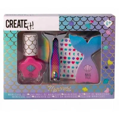 CREATE IT MERMAID ZESTAW DO MANICURE lakier do paznokci