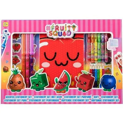 FRUITYSQUAD pachnący zestaw pisaków i notes