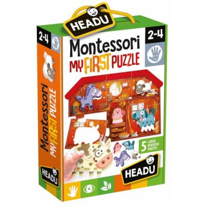 HEADU Montessori Moje Pierwsze Puzzle Farma