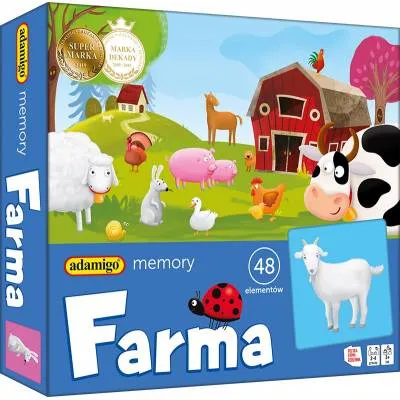 Gra planszowa Adamigo Memory - Farma