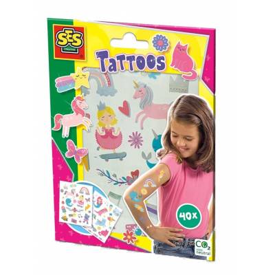 SES Tatuaże dla dziewczynek 40szt