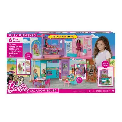 Domek dla lalek Barbie Wakacyjny Domek 32,8 cm