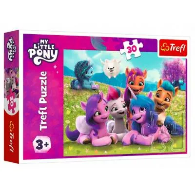 Puzzle Trefl My Little Pony Przyjacielskie Koniki Pony 30 el.