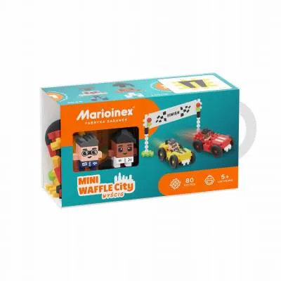 Kloci Mini Waffle City Marioinex wóz strażacki 80 sztuk