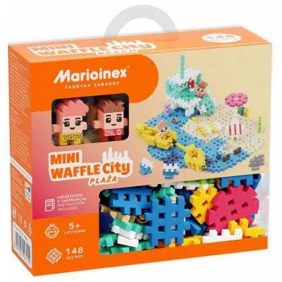 Klocki wafle Marioinex Mini Plaża 148 elementów