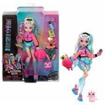 MONSTER HIGH Lagoona lalka akcesoria HHK55