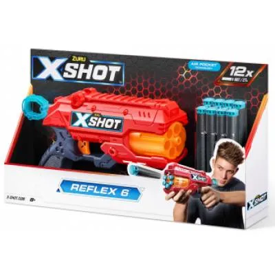 Zuru x-shot Reflex 6 wyrzutnia 12 strz 