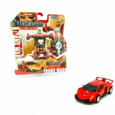 Pierot Transrobot auto czerwony 