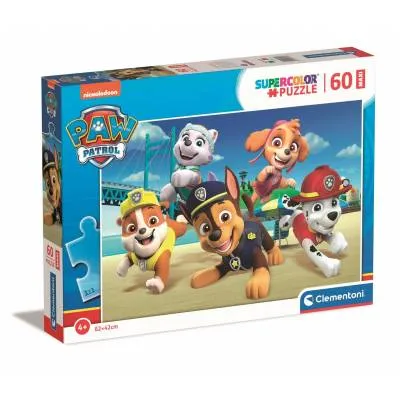 Clementoni puzzle 60 el maxi super kolor psi patrol