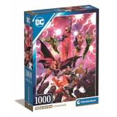 Clementoni puzzle 1000 el compact dc comics justice league 