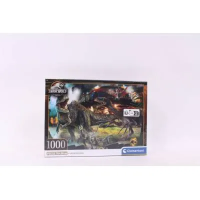 Clementoni puzzle 1000 el compact jurassic world