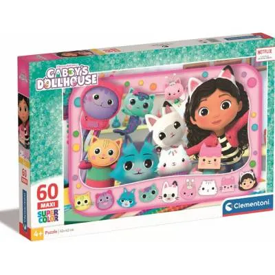 Clementoni puzzle 60 el maxi super kolor gabbys Dollh