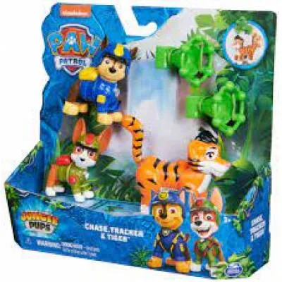 Psi Patrol Jungle Pups Figurki Chase Tracker i Tiger Spin Master  Spin Master Psi Patrol Jungle Pups Figurki Chase Tracker i Tiger