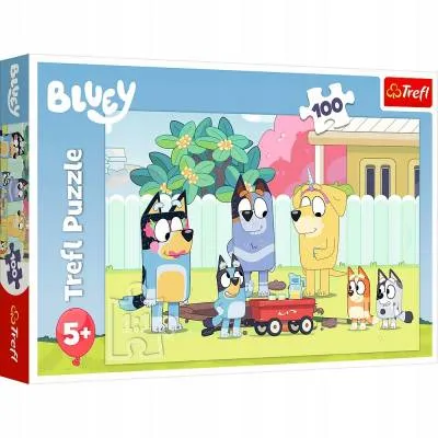 Trefl puzzle 100 el wesoły świat bluey