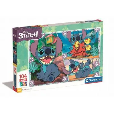 Clementoni puzzle 104 el maxi disney stitch