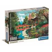 Clementoni puzzle 1000 el compact fuji garden