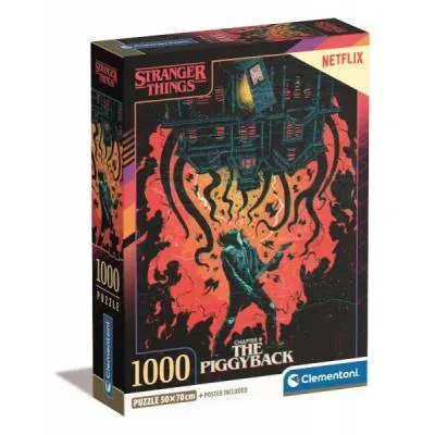 Clementoni puzzle 1000 el compact netflix stranger Things