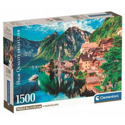 Clementoni puzzle 1500 el compact hallstatt