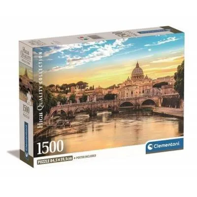 Clementoni puzzle 1500 el compact rome