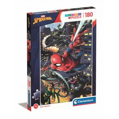 Clementoni puzzle 180 el super kolor marvel spiderman