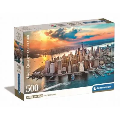 Clementoni puzzle 500 el compact new york