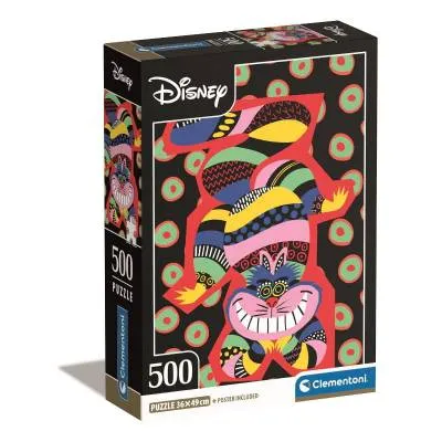 Clementoni puzzle 500 el compact the cheshire cat