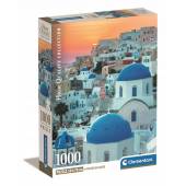 Clementoni puzzle 1000 el compact santorini