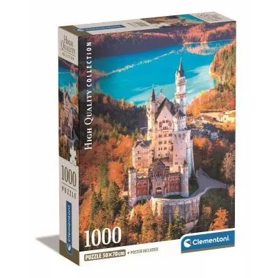 Clementoni puzzle 1000 el compact neuschwastein